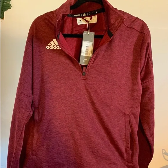 Adidas Mens Team 1/4 Zip Long Sleeve, S,M,L - Picture 5 of 7